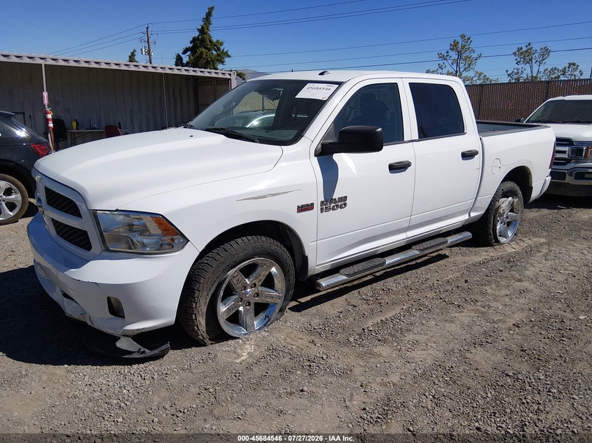 Vin: 3c6rr6kt6gg352276, lot: 46183155, ram 1500 express 20162