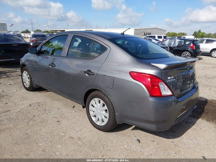 Vin: 3n1cn7ap8jl836696, lot: 46183156, nissan versa 1.6 s+ 20183