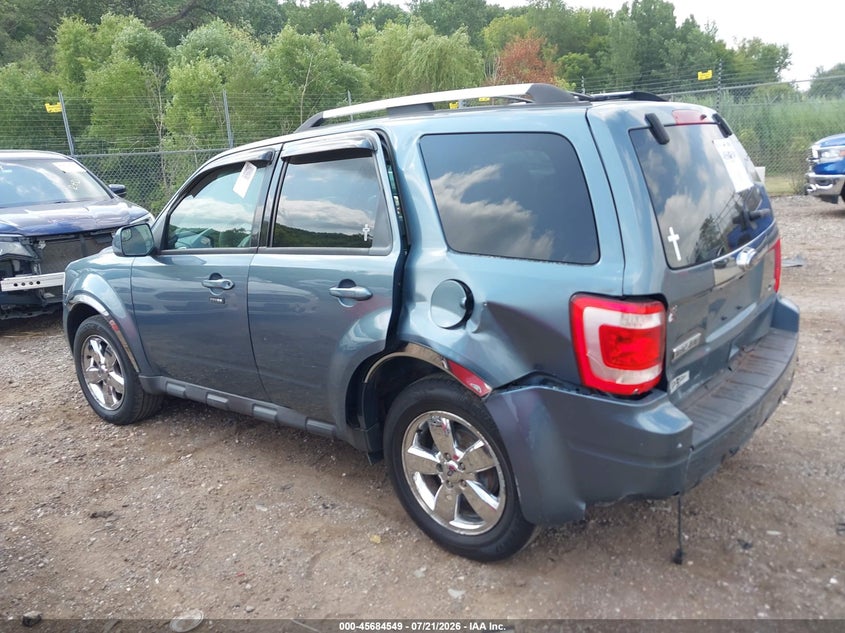 2011 Ford Escape Limited VIN: 1FMCU0EGXBKA25904 Lot: 45684549