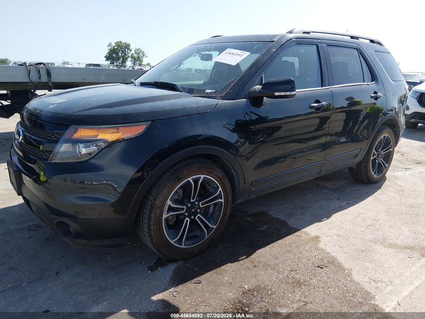 2015 Ford Explorer, Звичайний знос, IAAI, VIN 1FM5K8GT1FGA08800 — фото 2