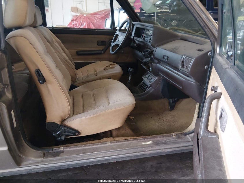 1987 VOLKSWAGEN CABRIOLET