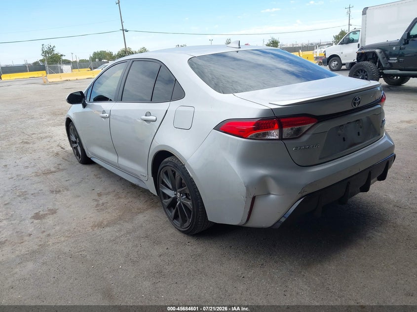 2023 Toyota Corolla Hybrid Se VIN: JTDBDMHE9P3002519 Lot: 45684601