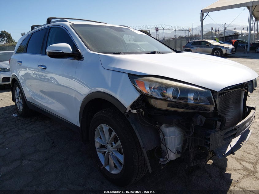 2017 Kia Sorento 2.4L Lx, Перёд, IAAI, VIN 5XYPG4A33HG206509