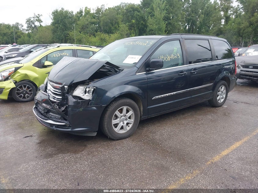 Vin: 2c4rc1bg2dr645212, lot: 46183232, chrysler town & country touring 20132
