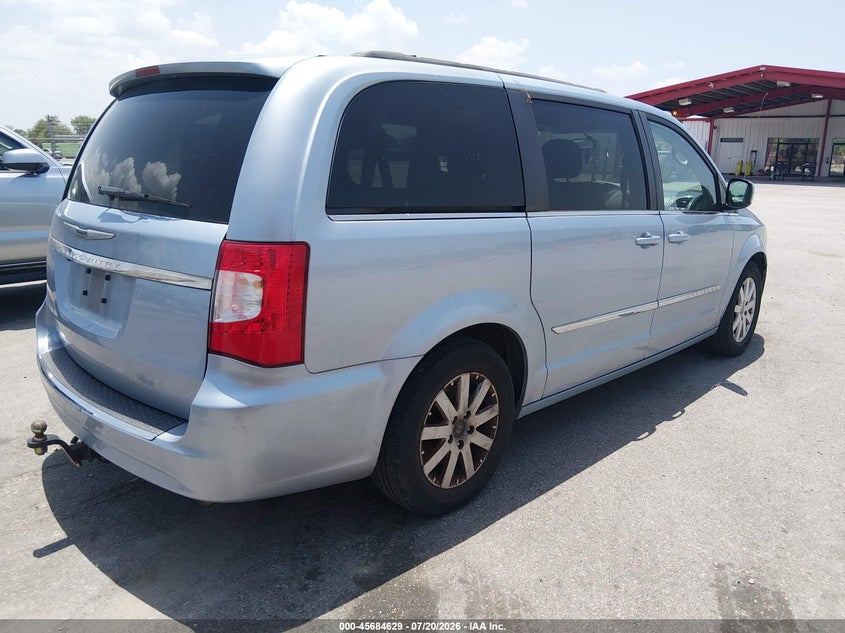 Vin: 2c4rc1bg5dr675126, lot: 46183238, chrysler town & country touring 20134