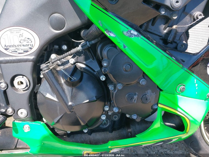 2008 KAWASAKI ZX1000 auction photo 8