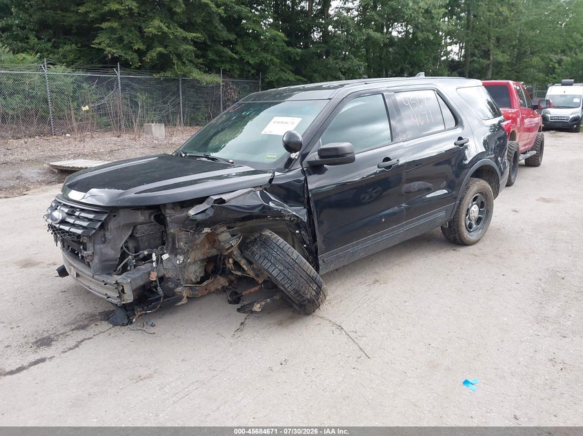 Vin: 1fm5k8ar2ggb44951, lot: 46183280, ford utility police interceptor 20162