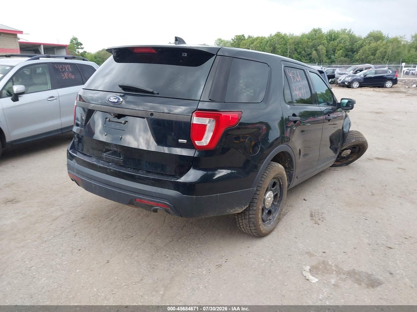 Vin: 1fm5k8ar2ggb44951, lot: 46183280, ford utility police interceptor 20164