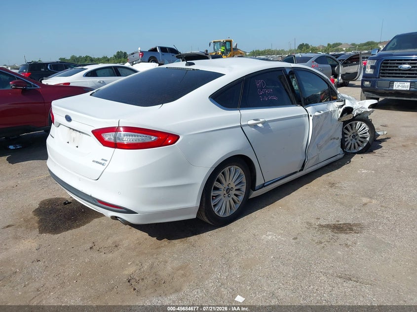 Vin: 3fa6p0lu3gr405094, lot: 46183286, ford fusion hybrid se 20164