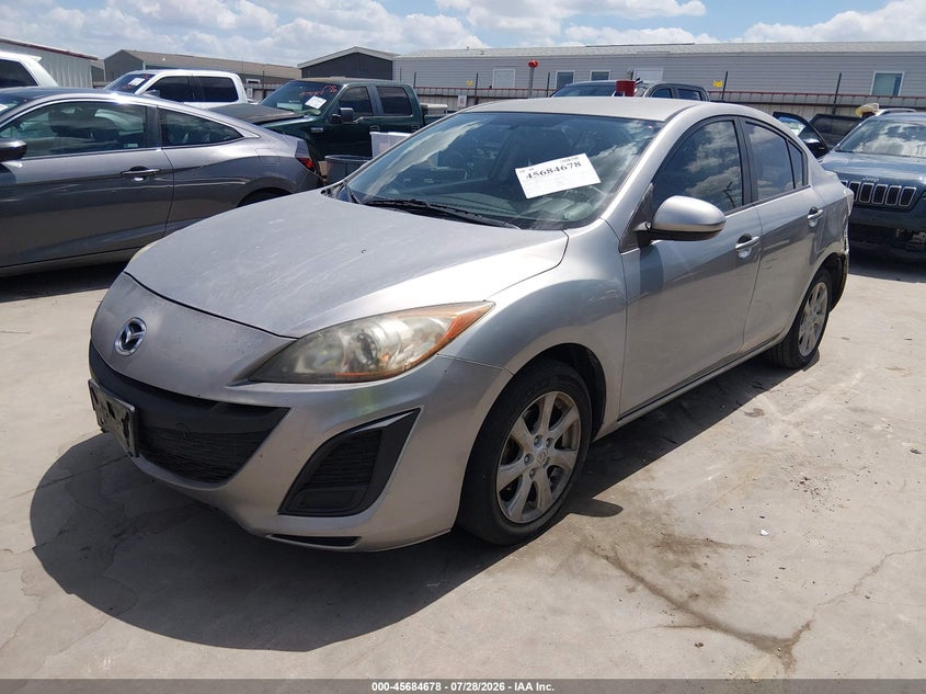 Vin: jm1bl1vf6b1479878, lot: 46183287, mazda mazda3 i touring 20112