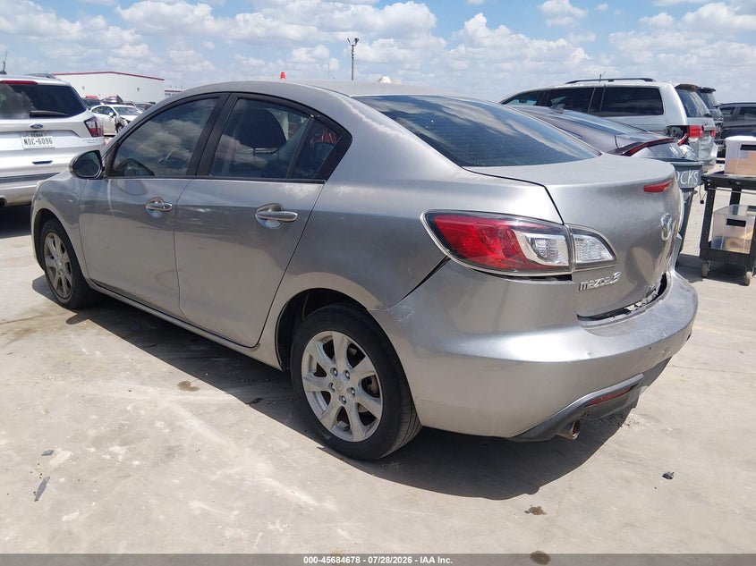 Vin: jm1bl1vf6b1479878, lot: 46183287, mazda mazda3 i touring 20113