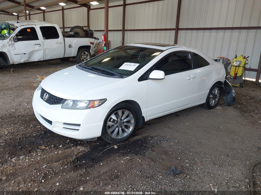 2010 Honda Civic, Удар ззаду, IAAI, VIN 2HGFG1B80AH513486 — фото 2