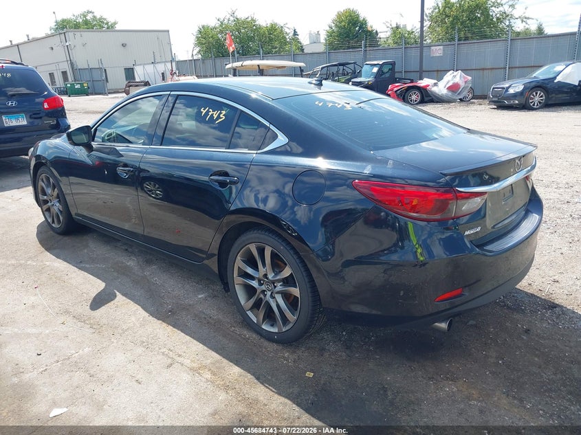Vin: jm1gl1w58h1104546, lot: 46183352, mazda mazda6 grand touring 20173