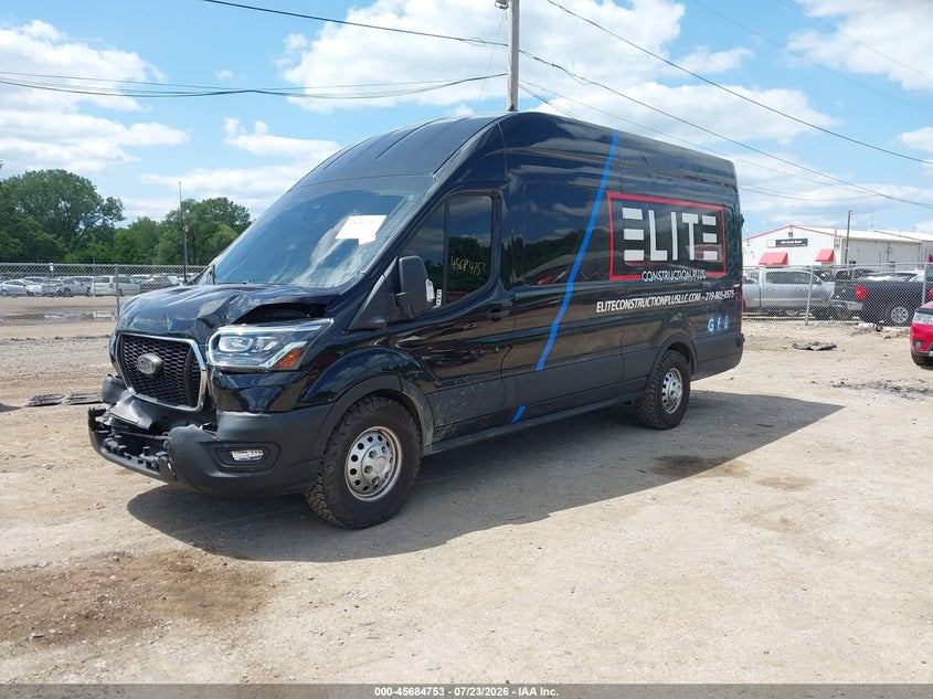 Vin: 1ftbw3ug7pkb98090, lot: 46183362, ford transit-350 cargo van 20232