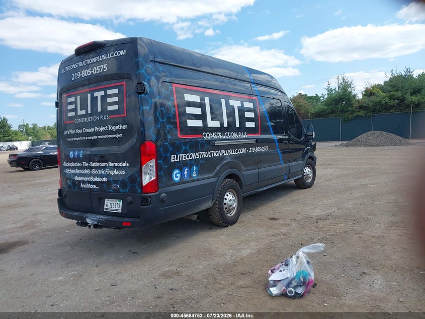 Vin: 1ftbw3ug7pkb98090, lot: 46183362, ford transit-350 cargo van 20234