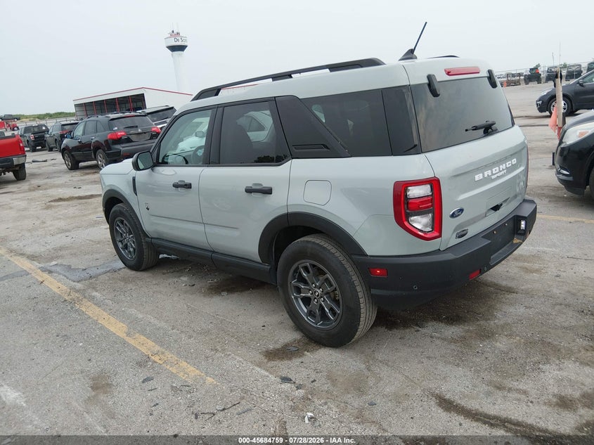 Vin: 3fmcr9b65mrb32939, lot: 46183368, ford bronco sport big bend 20213