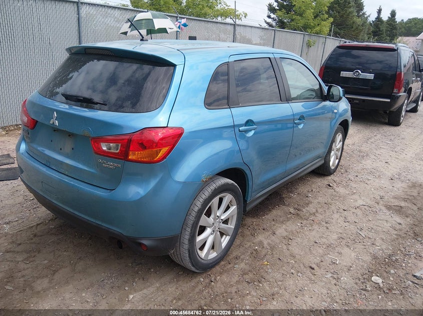 2014 Mitsubishi Outlander Sport Es VIN: 4A4AR3AU0EE021916 Lot: 45684762