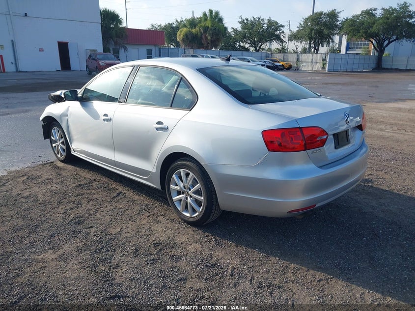 2011 Volkswagen Jetta 2.5L Se VIN: 3VWDX7AJ2BM017151 Lot: 45684773