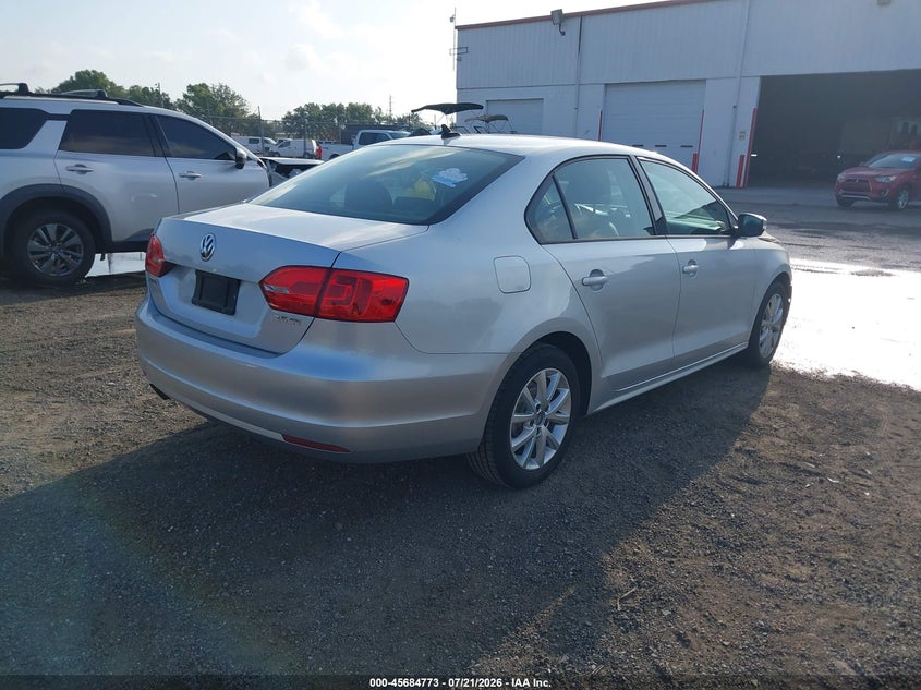 2011 Volkswagen Jetta 2.5L Se VIN: 3VWDX7AJ2BM017151 Lot: 45684773