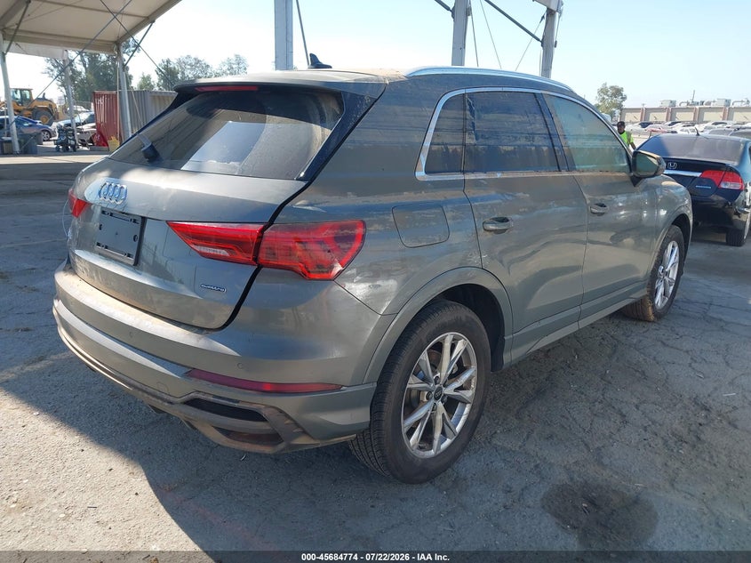 Vin: wa1decf38s1094464, lot: 46183383, audi q3 premium 45 tfsi s line quattro tiptronic 20254