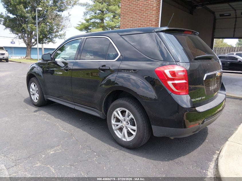 Vin: 2gnfleek6h6324251, lot: 46183384, chevrolet equinox ls 20173