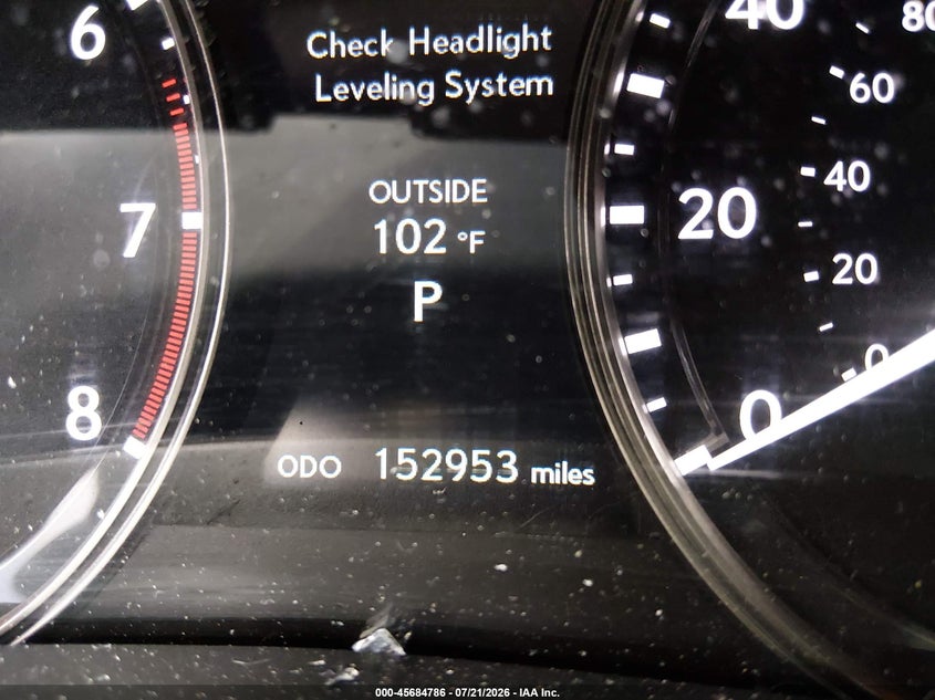 2013 Lexus Gs 350 VIN: JTHBE1BL4D5028706 Lot: 45684786