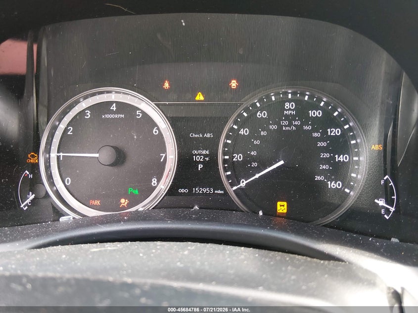 2013 Lexus Gs 350 VIN: JTHBE1BL4D5028706 Lot: 45684786