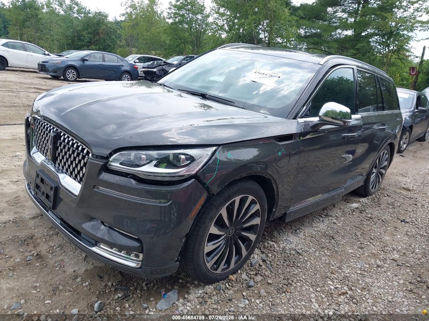 Vin: 5lmyj9yy7nnl00622, lot: 46183398, lincoln aviator black label grand touring 20222