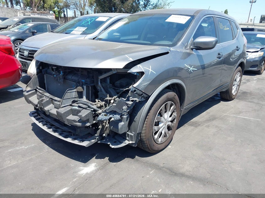 2016 Nissan Rogue, Удар спереду, IAAI, VIN JN8AT2MT4GW024390 — фото 2
