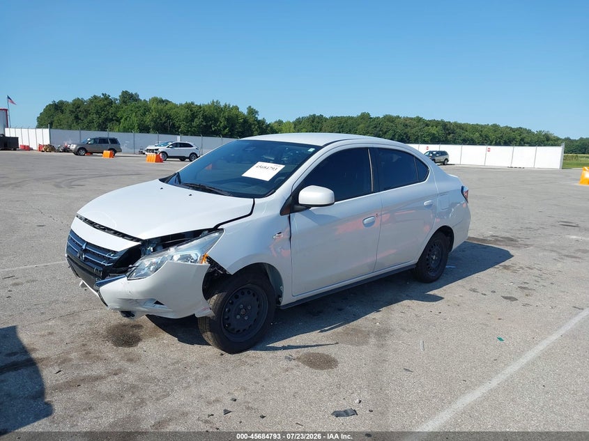 2024 MITSUBISHI MIRAGE SEDAN 1.2L I-3 DOHC, VVT, 78HP