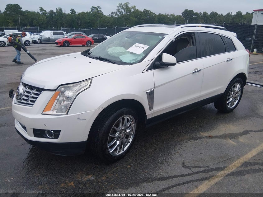 Vin: 3gyfnde30fs620834, lot: 46183403, cadillac srx premium collection 20152