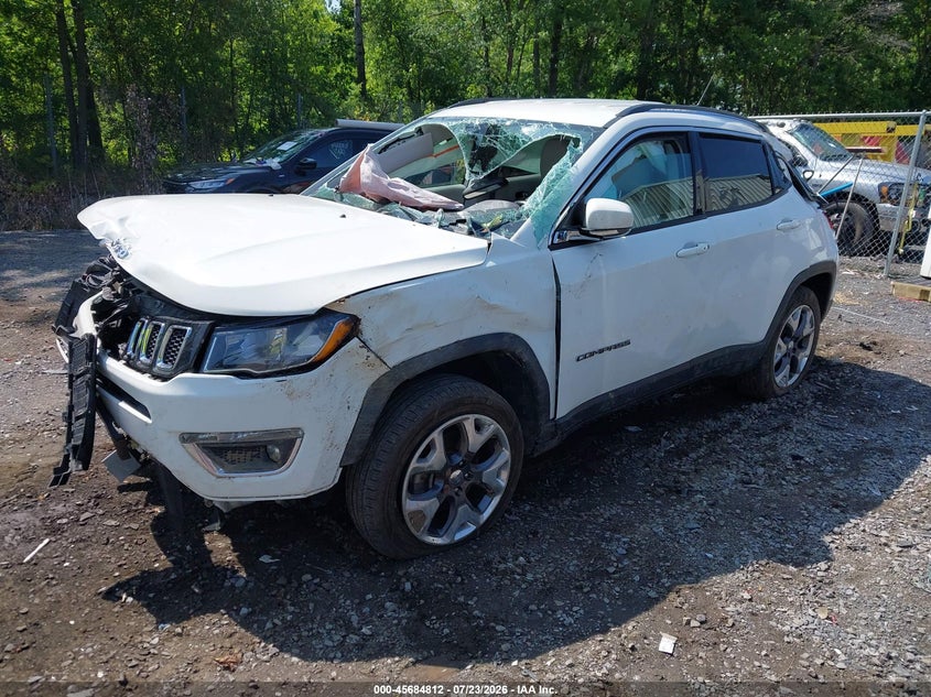 Vin: 3c4njdcb1mt523964, lot: 46183421, jeep compass limited 4x4 20212