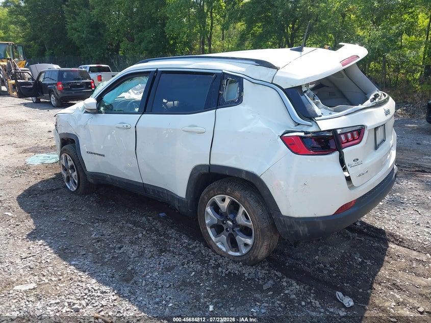 Vin: 3c4njdcb1mt523964, lot: 46183421, jeep compass limited 4x4 20213
