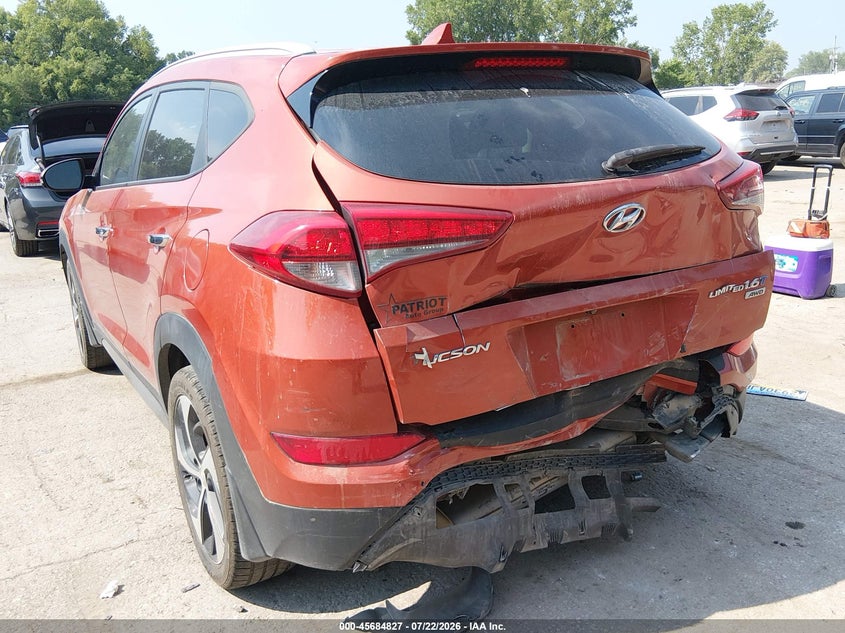 Vin: km8j3ca25hu304552, lot: 46183436, hyundai tucson limited 20173