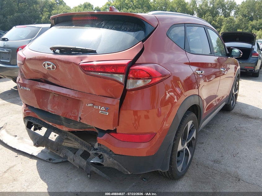 Vin: km8j3ca25hu304552, lot: 46183436, hyundai tucson limited 20174