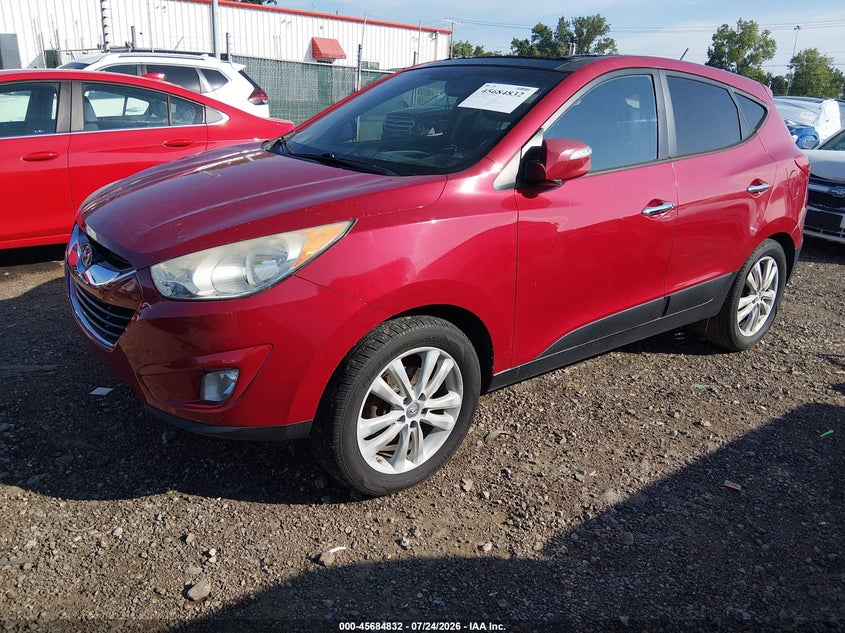 Vin: km8jucacxdu772180, lot: 46183441, hyundai tucson limited 20132