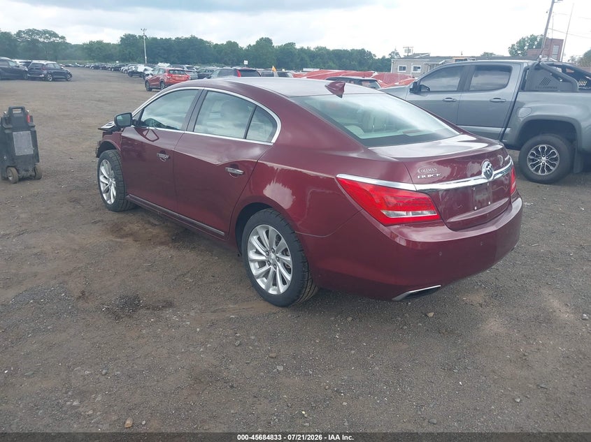 Vin: 1g4gb5g38gf133159, lot: 46183442, buick lacrosse leather 20163