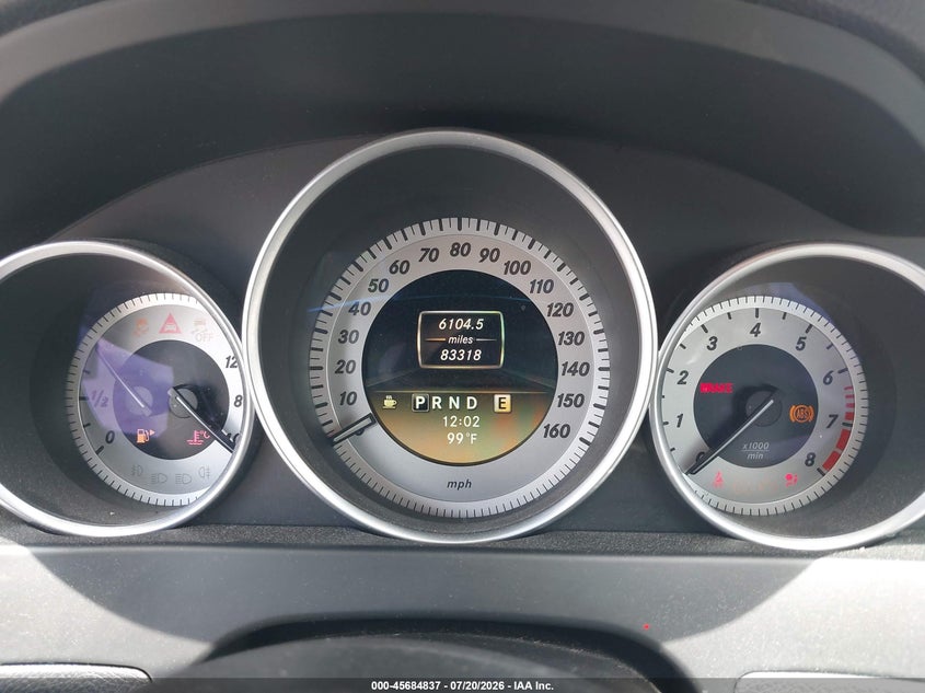 2012 Mercedes-Benz C 250 VIN: WDDGJ4HB1CF873546 Lot: 45684837