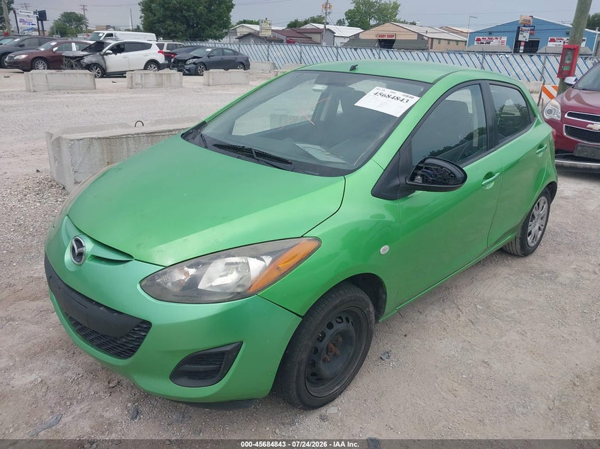 Vin: jm1de1hy6b0115515, lot: 46183452, mazda mazda2 sport 20112