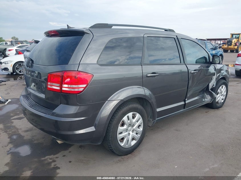 2016 Dodge Journey Se VIN: 3C4PDCAB4GT231257 Lot: 45684860