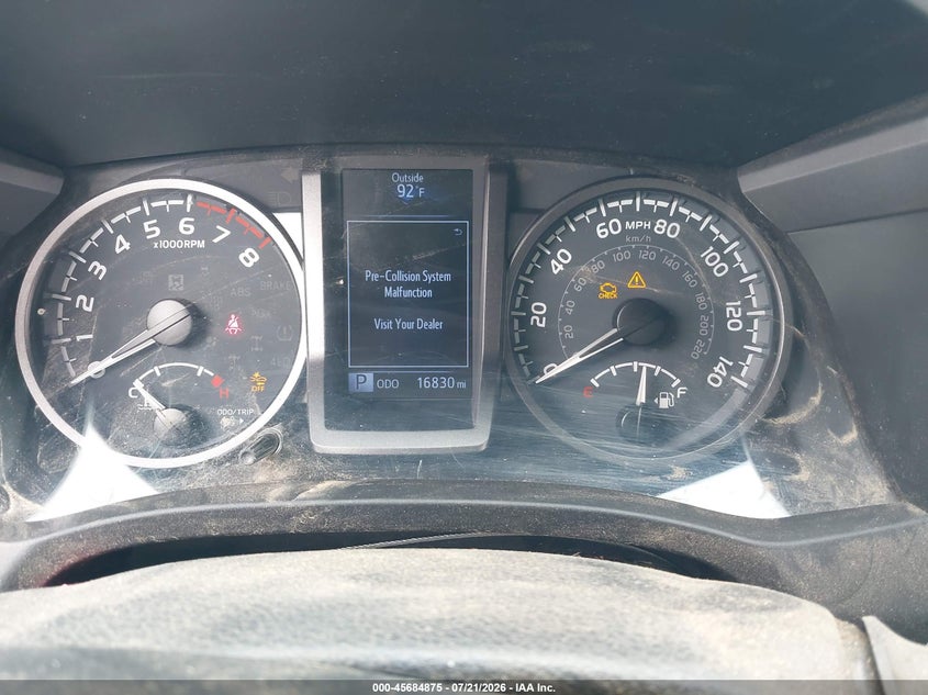 2020 Toyota Tacoma Trd Sport VIN: 3TMDZ5BN5LM097422 Lot: 45684875