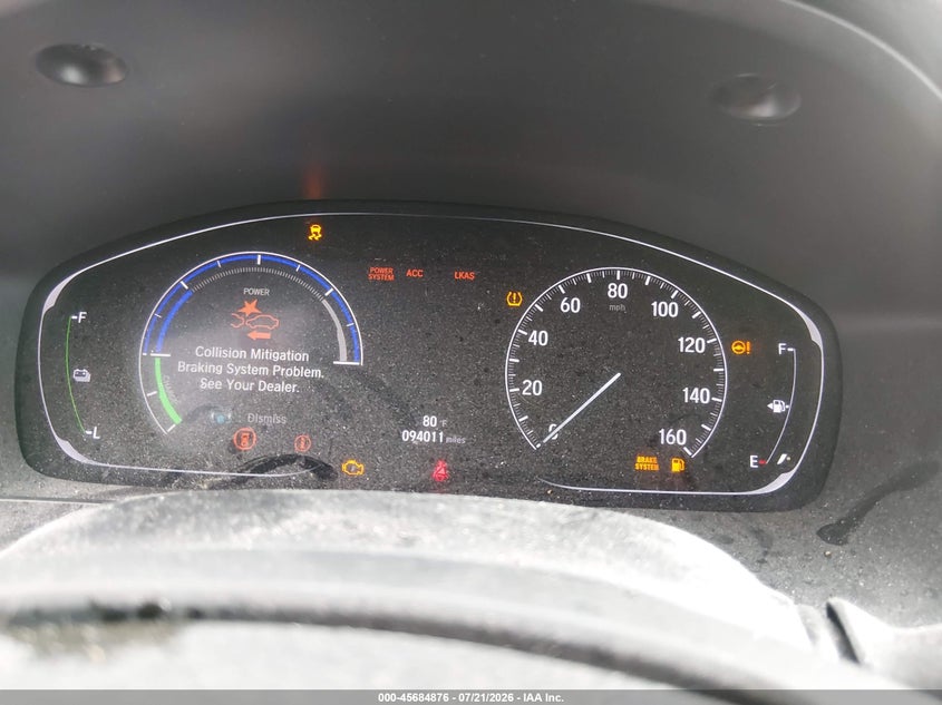 2020 Honda Insight Ex VIN: 19XZE4F58LE000164 Lot: 45684876