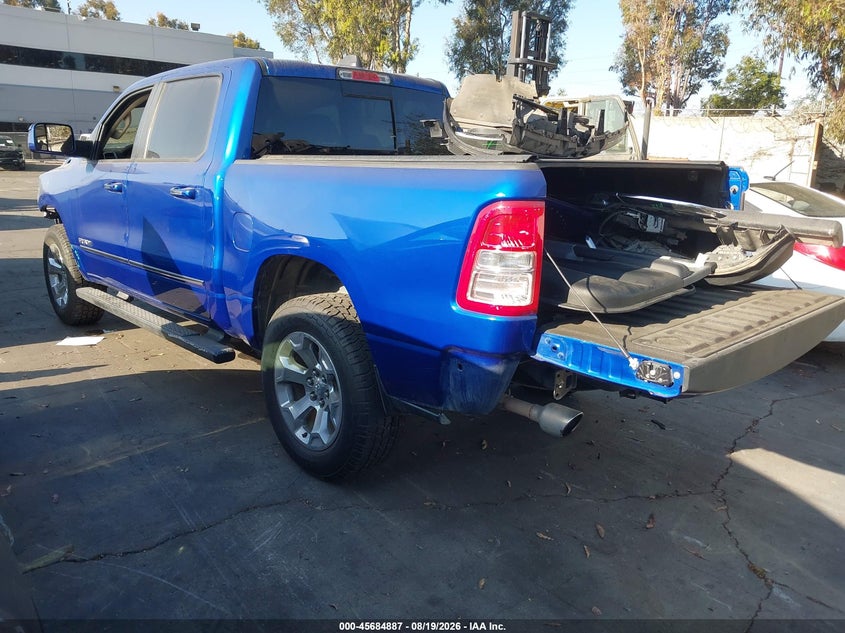 Vin: 1c6rreft8kn905658, lot: 46183496, ram 1500 big horn/lone star  4x2 5'7 box 20193