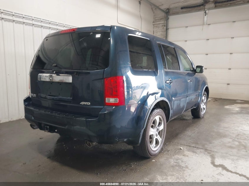 2012 Honda Pilot Ex-L VIN: 5FNYF4H50CB067857 Lot: 45684898