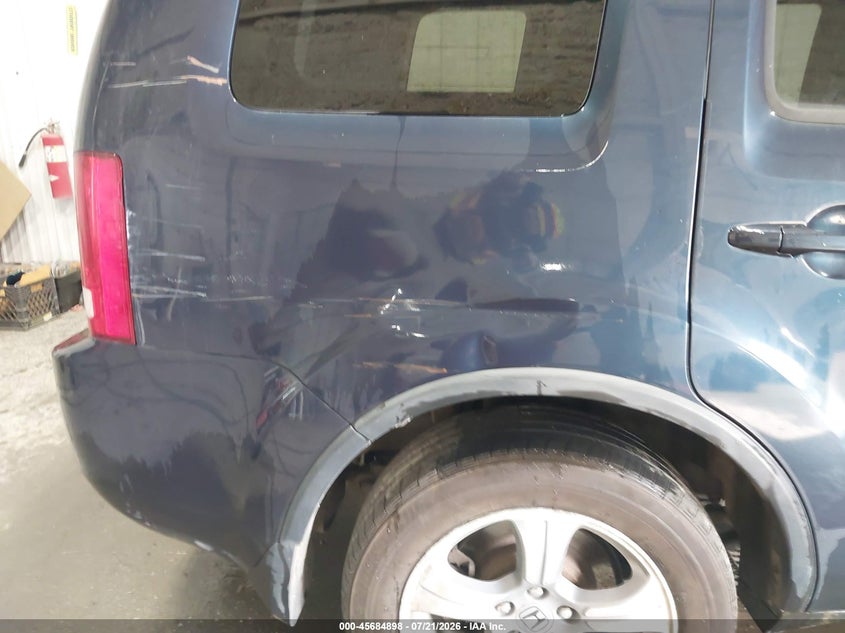 2012 Honda Pilot Ex-L VIN: 5FNYF4H50CB067857 Lot: 45684898
