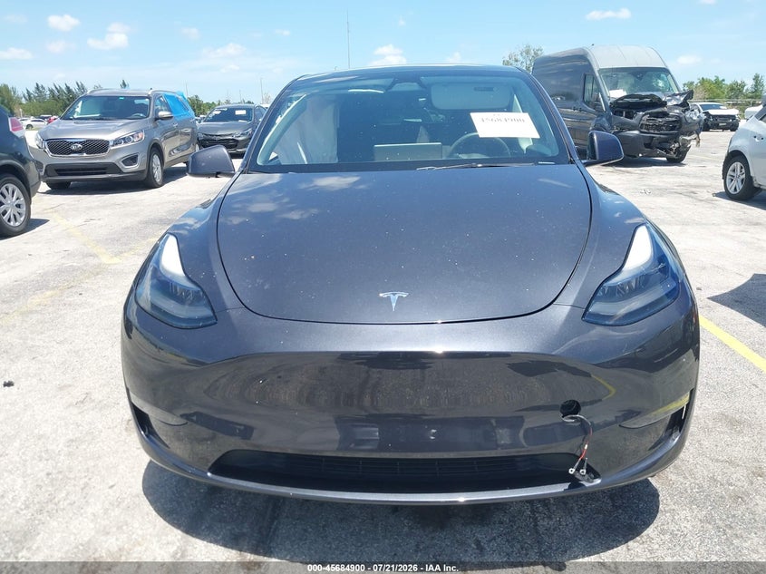 2024 Tesla Model Y Long Range Dual Motor All-Wheel Drive VIN: 7SAYGDEE2RA255659 Lot: 45684900