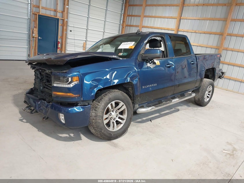 2018 Chevrolet Silverado, Обидва боки, IAAI, VIN 3GCUKREC3JG103008 — фото 2