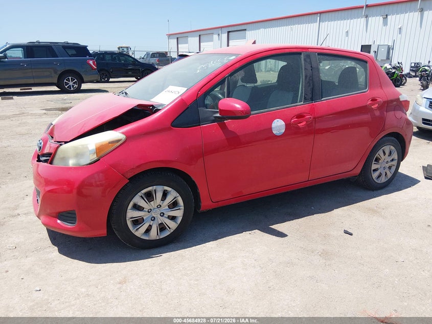 2012 TOYOTA YARIS auction photo 2