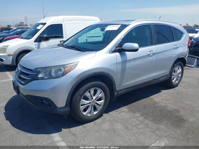 2013 Honda CR-V, Удар ззаду, IAAI, VIN 2HKRM3H7XDH500545 — фото 2