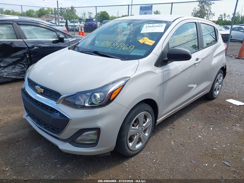 2020 Chevrolet Spark Fwd Ls Automatic VIN: KL8CB6SA7LC410788 Lot: 45684969